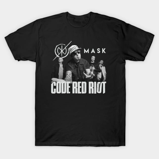 Mask Band #2 T-Shirt by CodeRedRiot